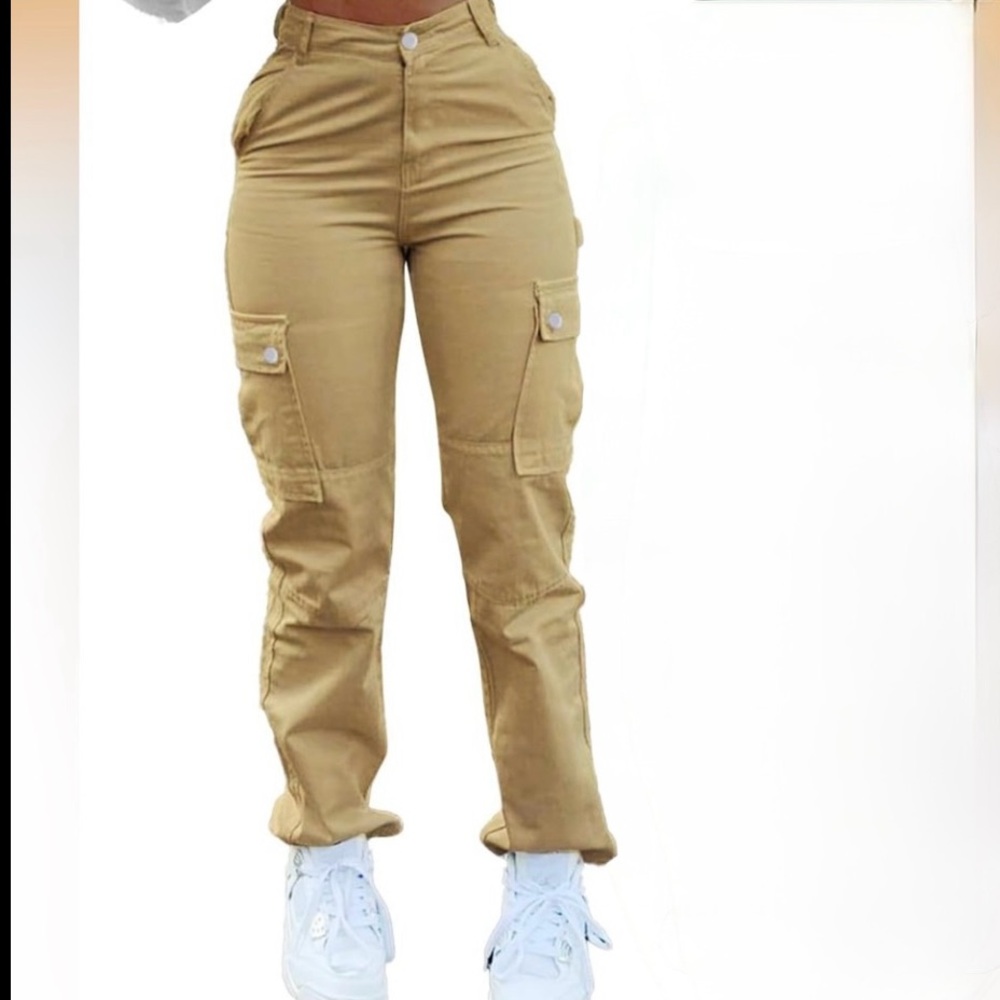 Women's High Waisted Cargo Pants